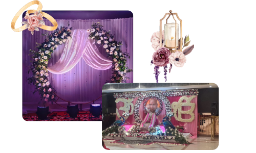 Beautiful Satsang decoration in Delhi for a spiritual atmosphere