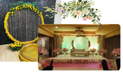 Custom wedding decorations by leading wedding decorators in Delhi NCR